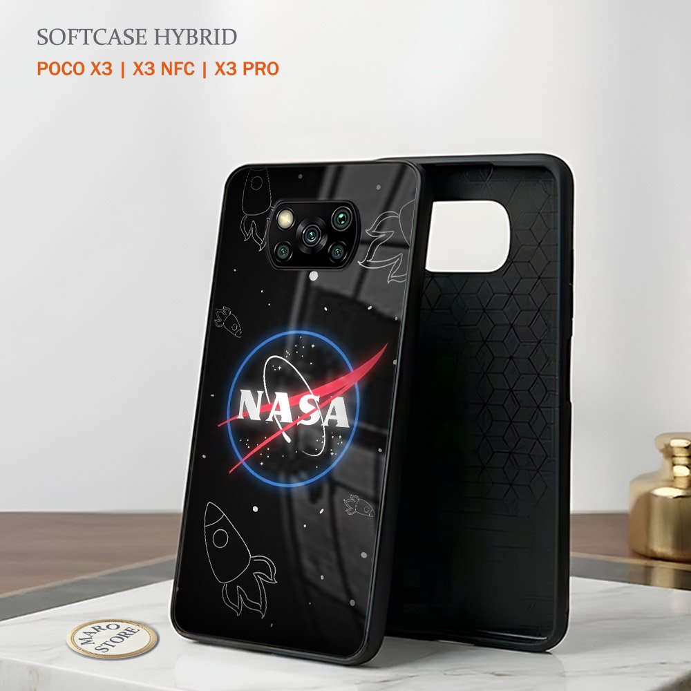 [PX07] Case Kilau Poco Phone X3 | X3 NFC | X3 PRO | Casing Hp Xiaomi Nasa Astronot