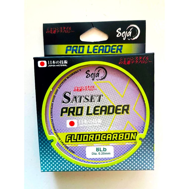 LEADER PANCING FLUOROCARBON 100% JAPAN PRO LEADER SATSET SOJA KUAT SENAR