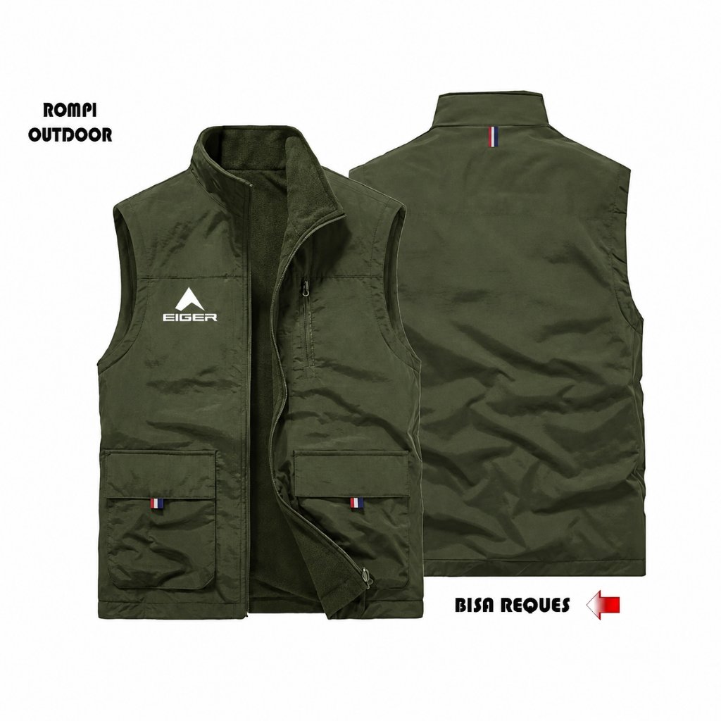 Rompi EIGER Camping Pria | Vest Outdoor EIGER Original