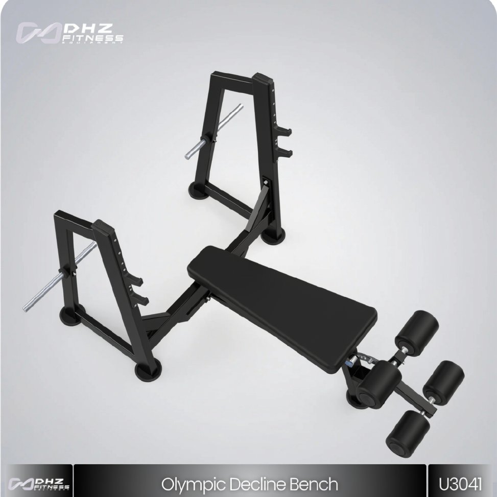 DHZ Fitness Olympic Decline Bench U3041 – Decline Bench Press Alat Fitness Gym