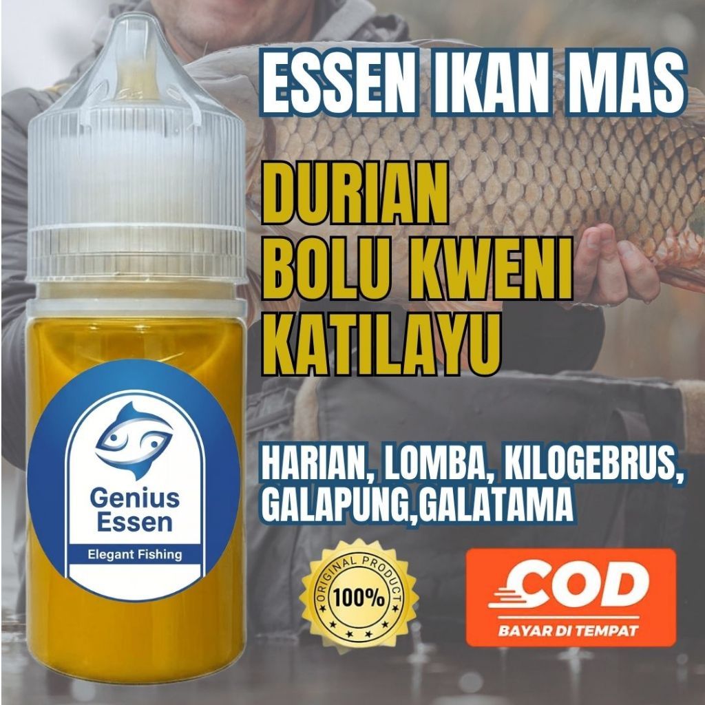 ESSEN IKAN MAS AROMA DURIAN BOLU KWENI KATILAYU ESSEN IKAN MAS HARIAN ESSEN IKAN MAS LOMBA ESSEN IKA