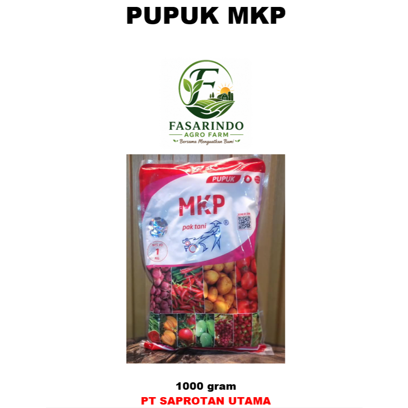 KODE 11 PUPUK MKP PAK TANI PEMBUNGAAN & PEMBUAHAN 1 KG | MONO KALSIUM PHOSPHATE P2O5 52% K2O 34% |