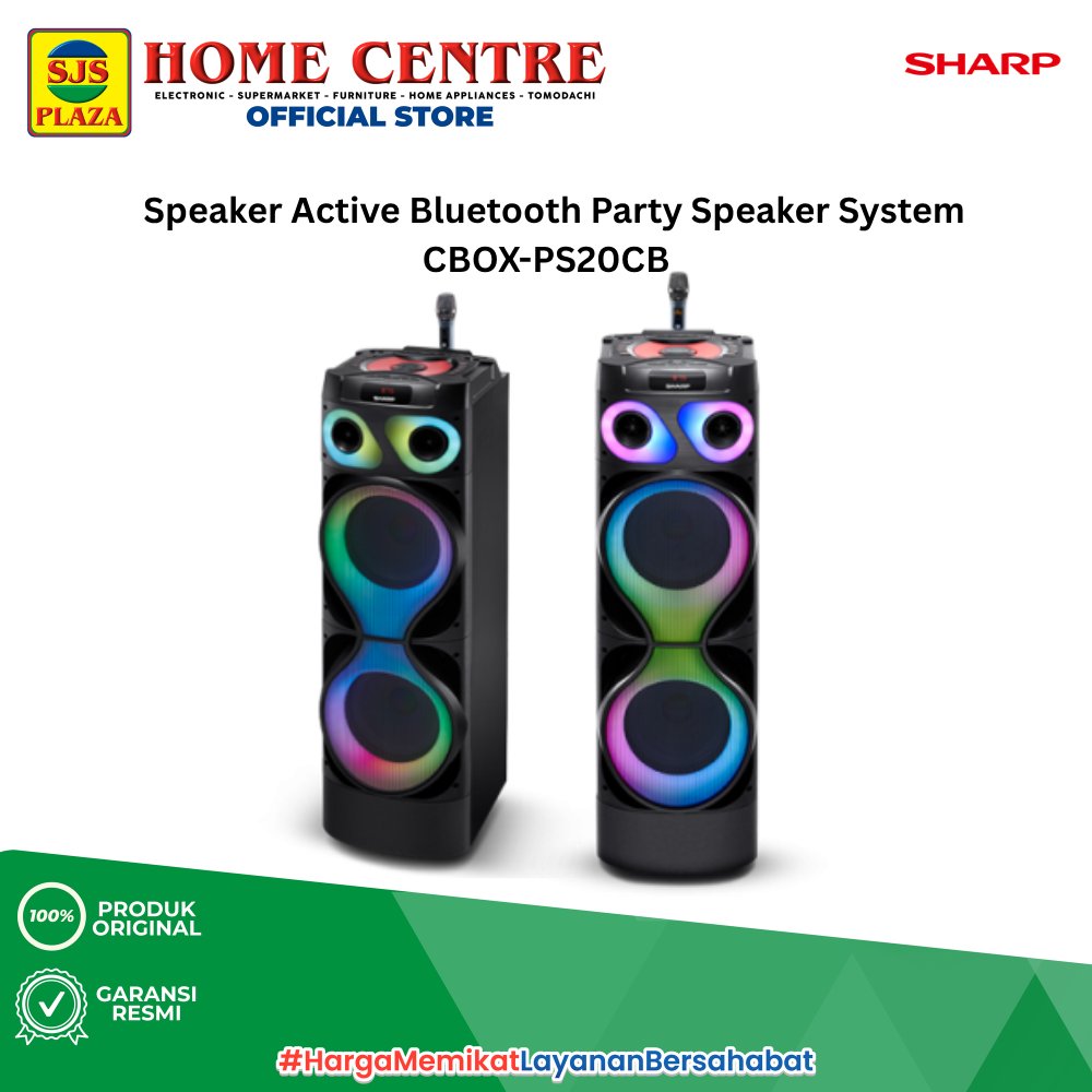 SPEAKER ACTIVE SHARP CBOX-PS20CB