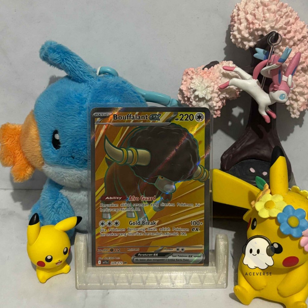 Bouffalant EX 328/172 SR - sv11s Kartu Pokemon Indonesia