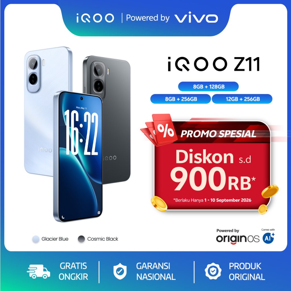 [NEW LAUNCH] iQOO Z11, 9020mAh Biggest Battery, 90W FlashCharge, Snapdragon 7s Gen 4, 7K VC Cooling 