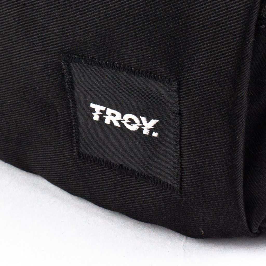 Troy Company Waistbag Black Tropical Leaf - Tas Pinggang Selempang Hitam WB 3704