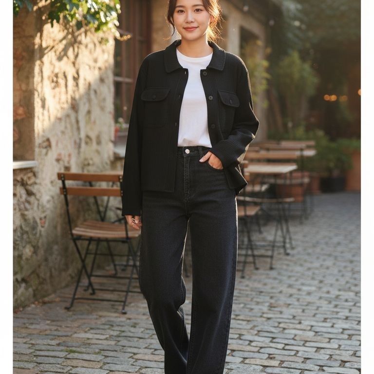 Blazer Wanita Outer Blezer Blazzer Blaser Cammomile Executive - RENEE 2304089 Black