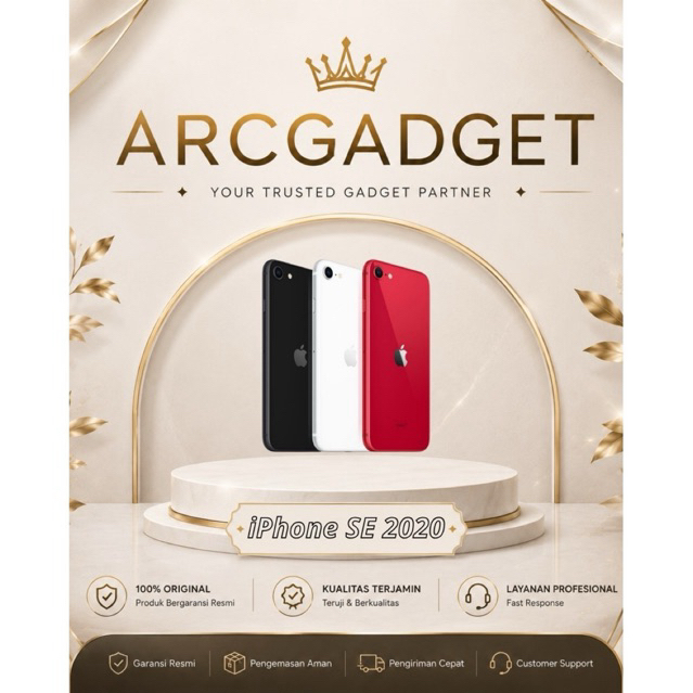 iPhone SE 2020 64/128/256gb Second Resmi Kualitas Terbaik