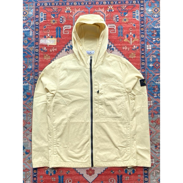 Overshirt Hoodie Cottn Stone Island Junior Beige