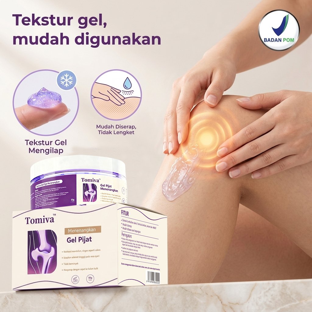 Salep Nyeri Sendi Lutut 50ml TOMIVA