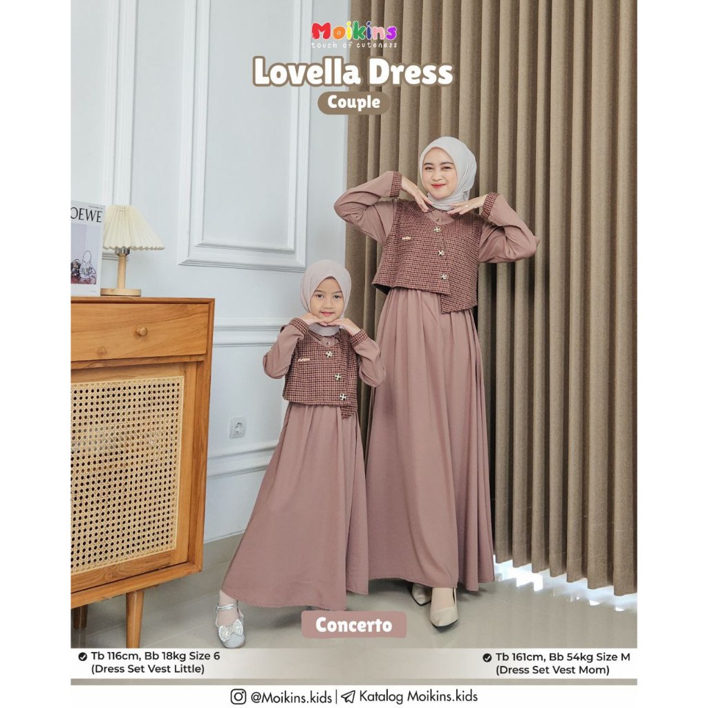 Lovella Dress Set Vest Couple