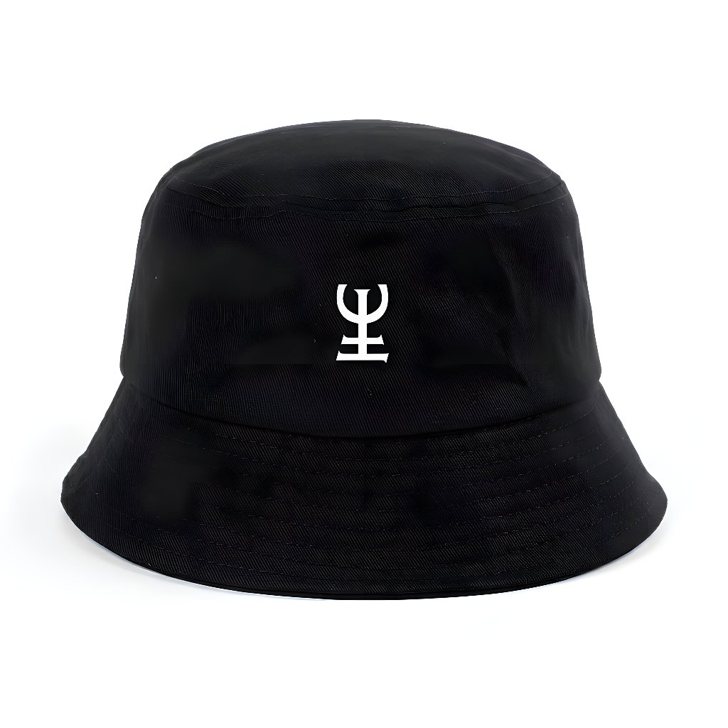Troy Company Bucket Hat Black Rune - Topi Bucket Hitam BHD 3708