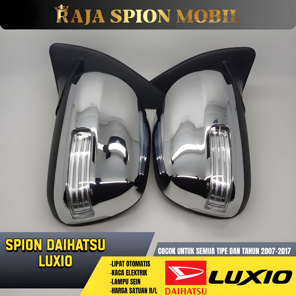 Spion Luxio 1 set dengan tombol retract