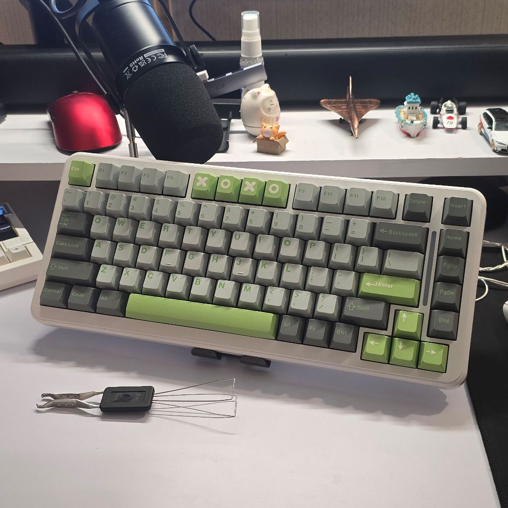 VortexSeries Mono75V2 Layout Wired Gasket Mount Fullkit Keyboard - Modded - Bekas