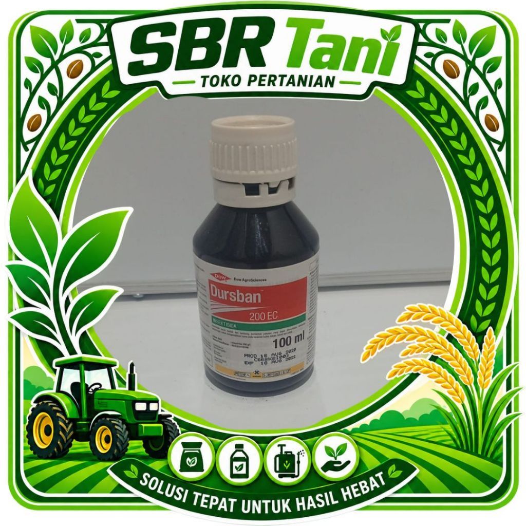 DURSBAN 200EC INSEKTISIDA KEMASAN 100ML / DURSBAN INSEKTISIDA