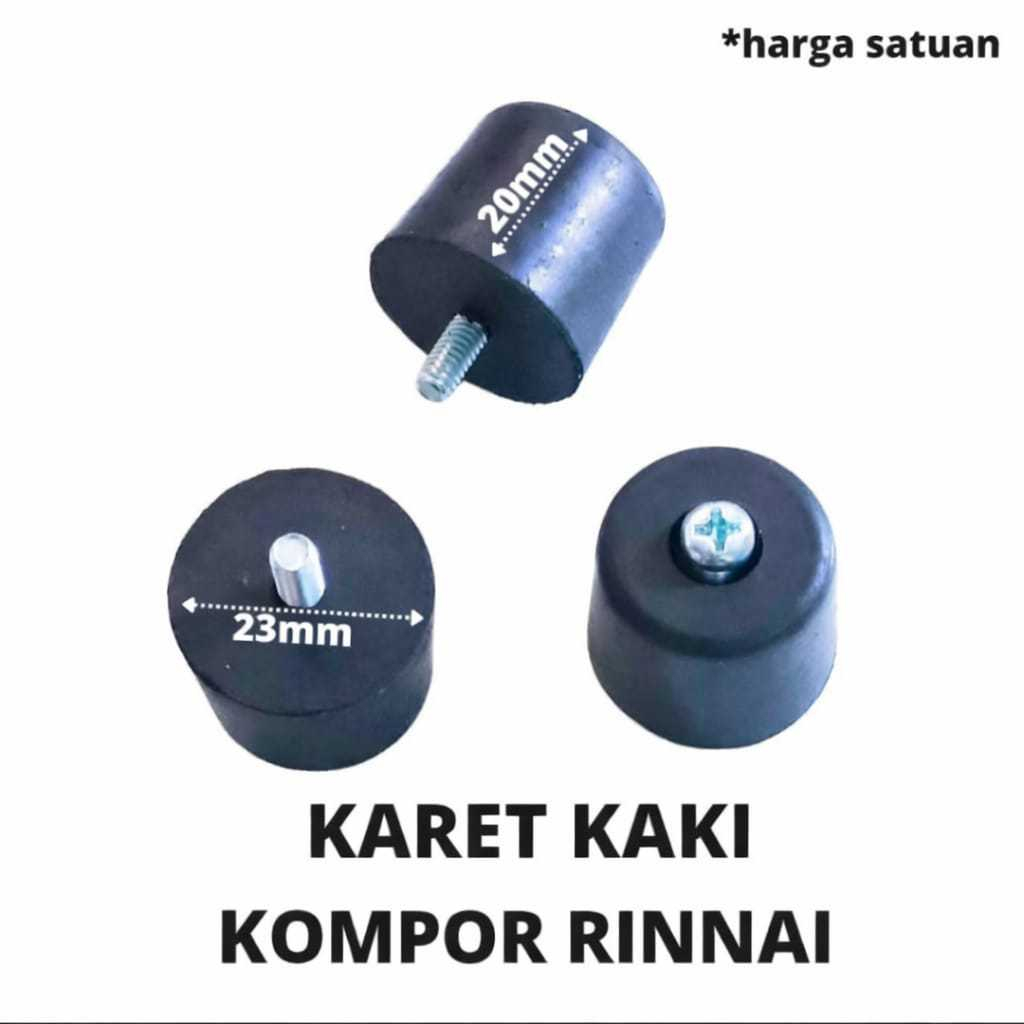 KARET KAKI KOMPOR RINNAI+BAUT