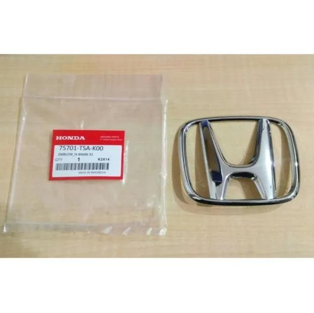 Emblem Logo H Pintu Bagasi Belakang Honda Brio 2019 - 2023 BRV 2016 - 2021 WRV 2023 Original 75701 T