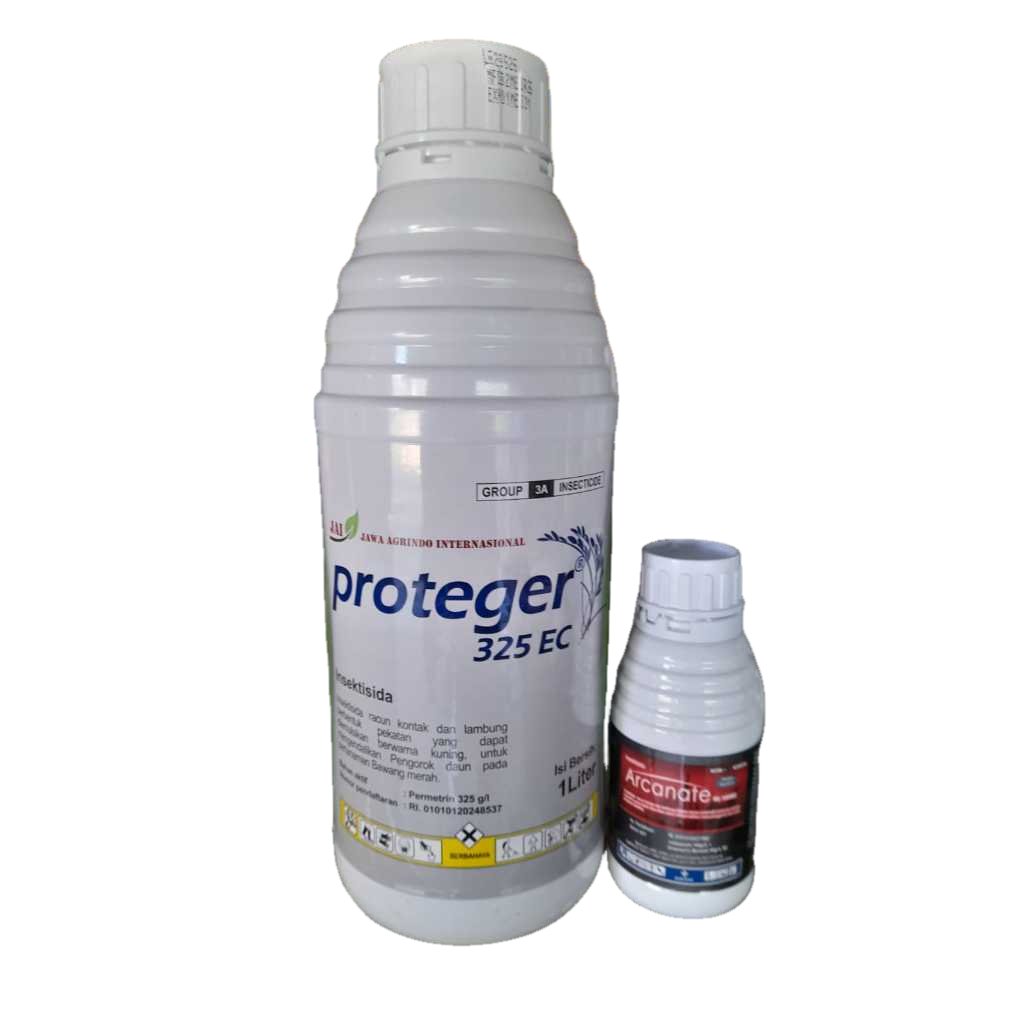 Proteger 325 EC dan Arcanate 40/160 SC Paket  Insektisida Pembasmi Ulat Tanaman Bawang Merah
