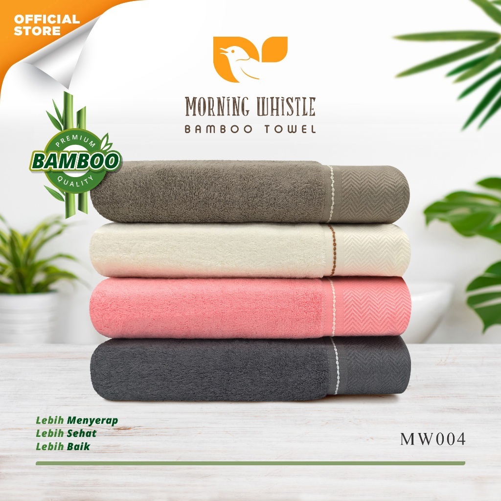 Handuk Morning Whistle Bamboo - MW004 / Handuk Mandi 70 x 135 cm