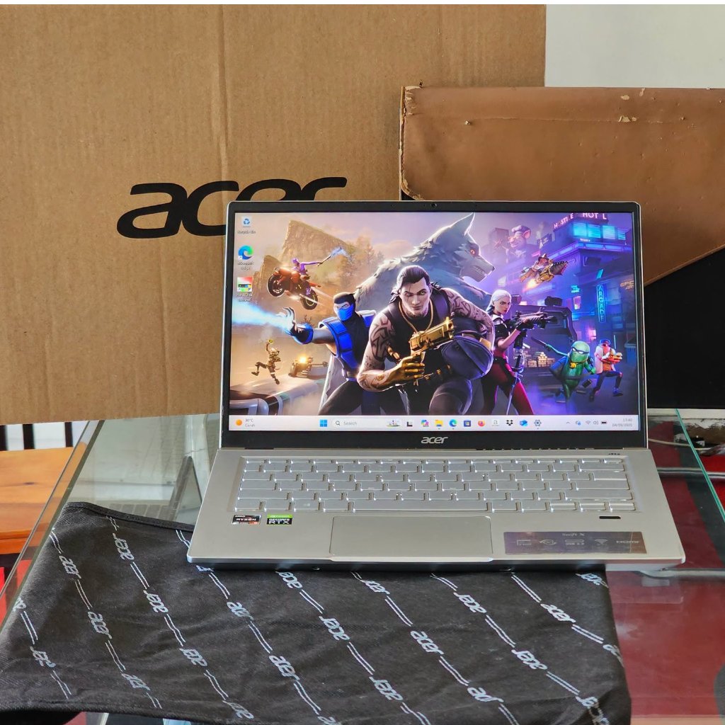 ACER Swift X SFX14-41G AMD Ryzen 5 5500 Series Ram 16 GB Nvidia RTX 3050 Stylish Performance Laptop