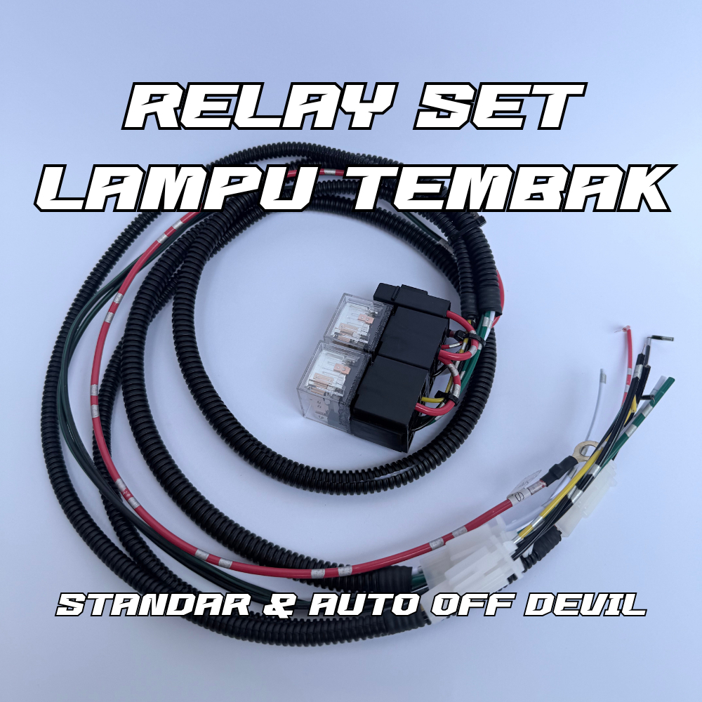 Relay Set Lampu Tembak Biled D2 Laser Mini Biled Mini Laser