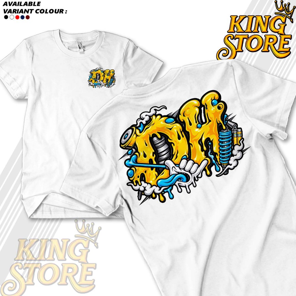 KAOS RACING LOGO DH FUL DESIGN COTTON ORIGINAL DHALCIM). KAOS LOGO DH RACING BISA COD