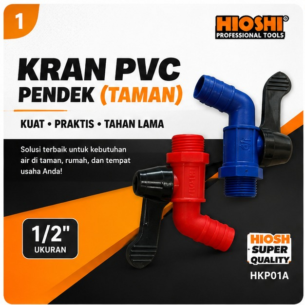 Hioshi Kran Air PVC Taman Tahan Lama