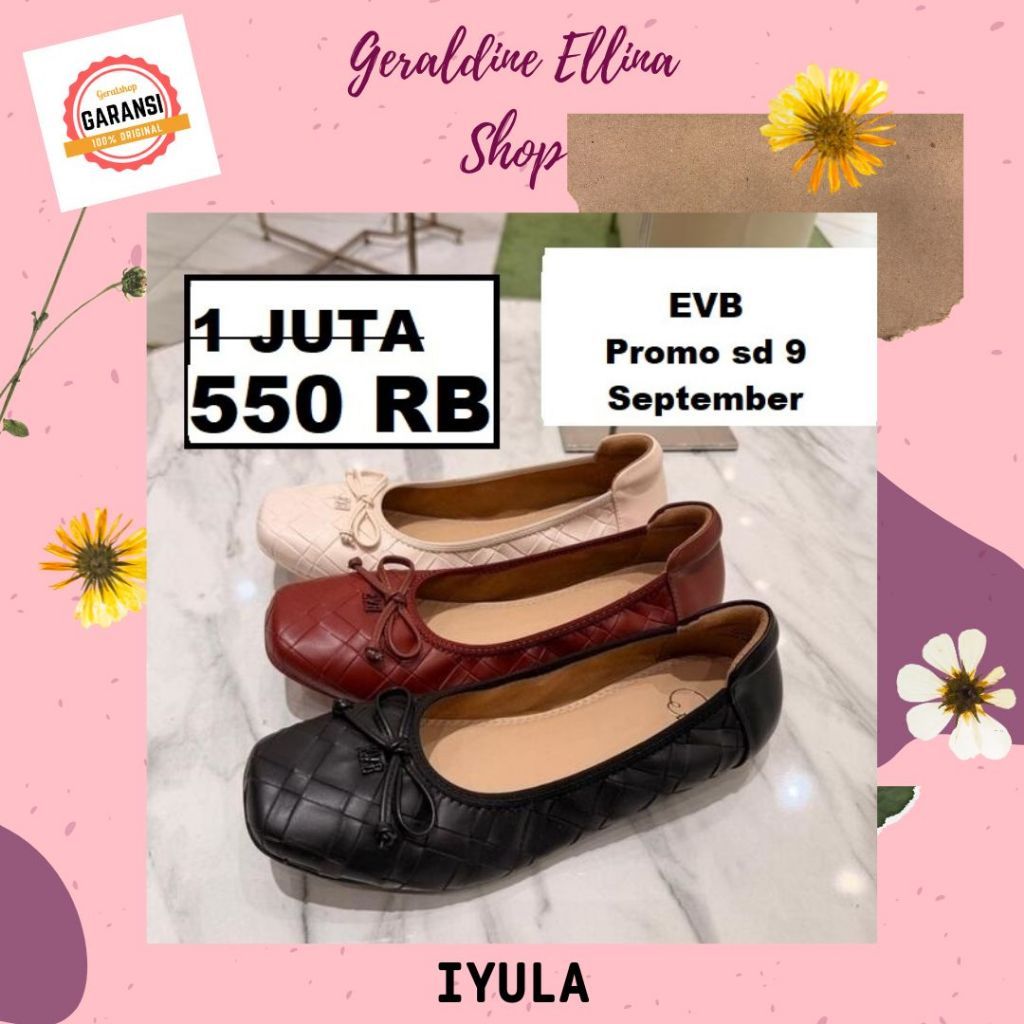 EVB FLAT SHOES WANITA IYULA ORIGINAL
