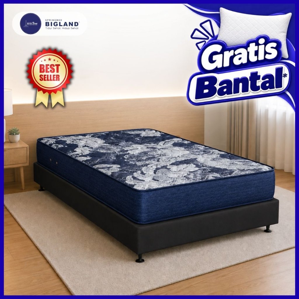 Kasur Springbed Olymbed Tebal -+25 by Bigland ukuran 90x200, 100x200, 120x200, 140x200, 160x200, 180