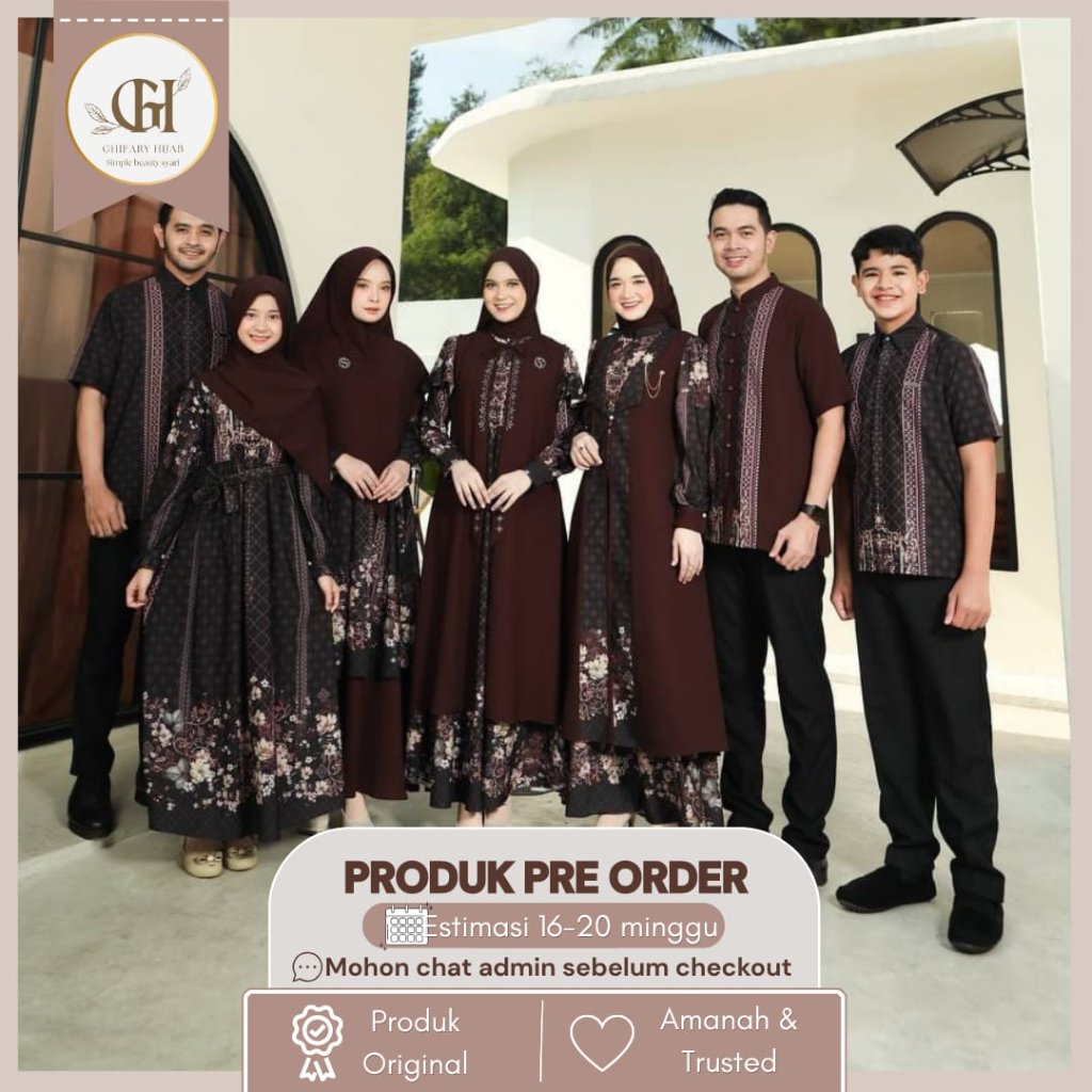 Asmara raya sarimbit lebaran 2027 by SS hijab OPEN PRE ORDER (READY JANUARI 2027) original family se