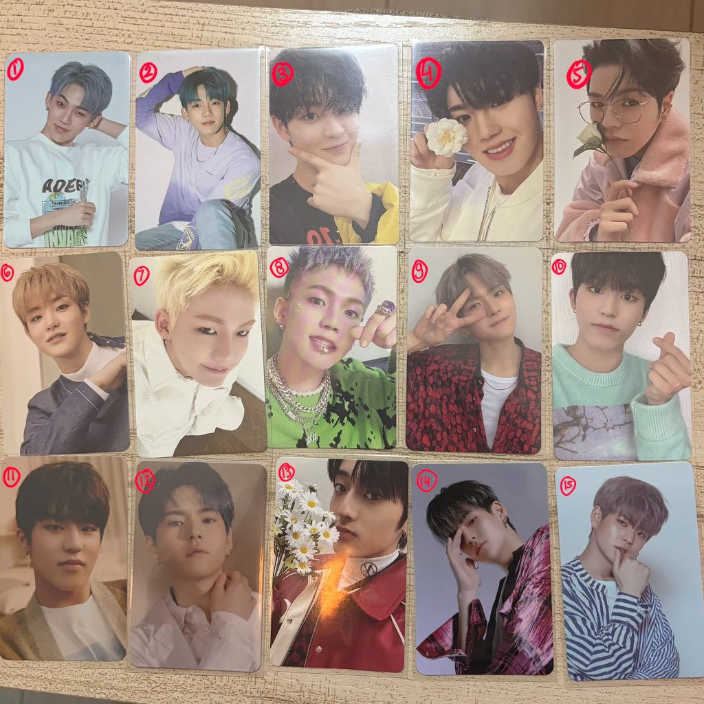 PC Photocard Official Treasure Album Jihoon Hyunsuk Asahi Jaehyuk Junkyu Yoshi Doyoung Haruto Jeongw