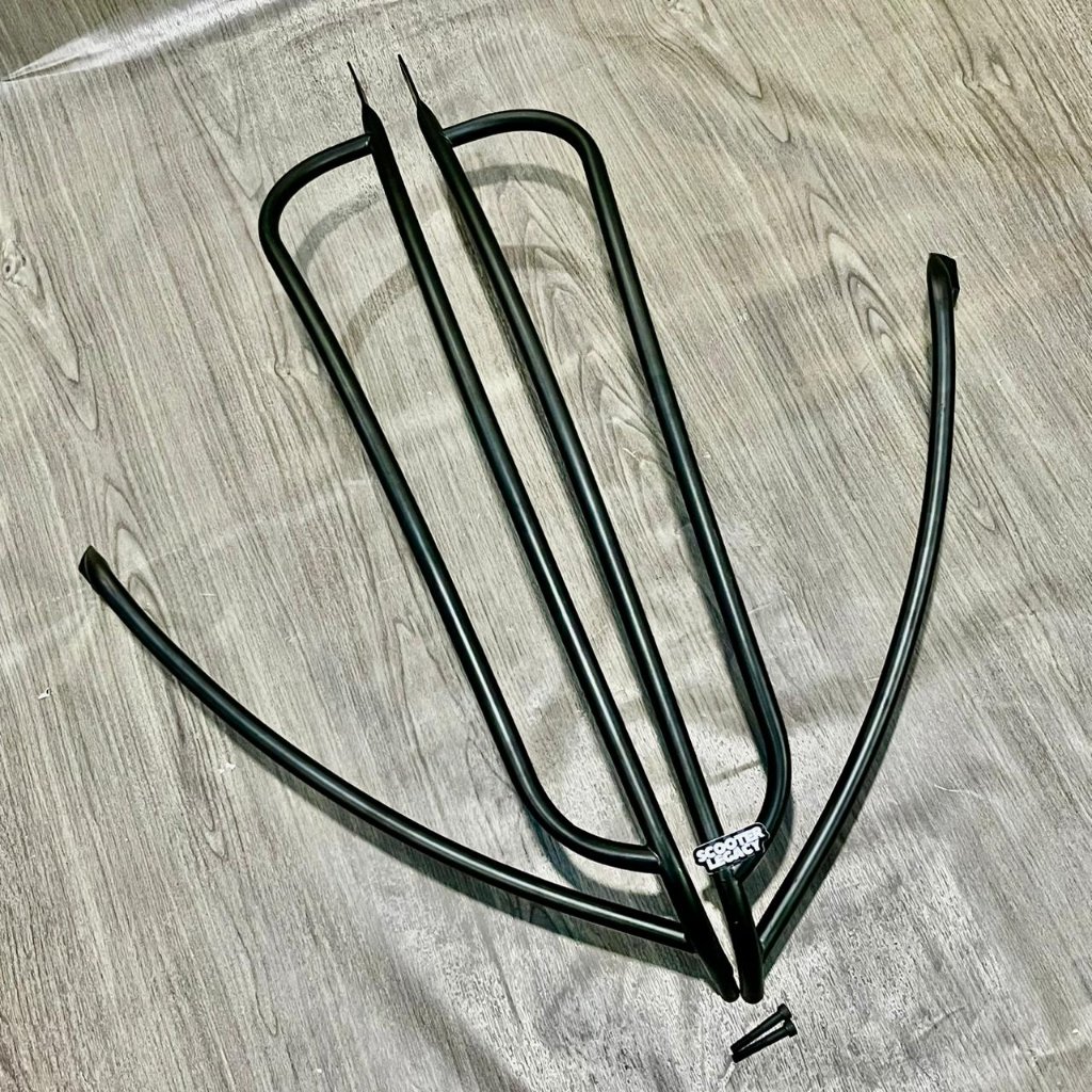 Crashbar Crash Bar Tepong Black Chrome Vespa Sprint Primavera 3V Iget