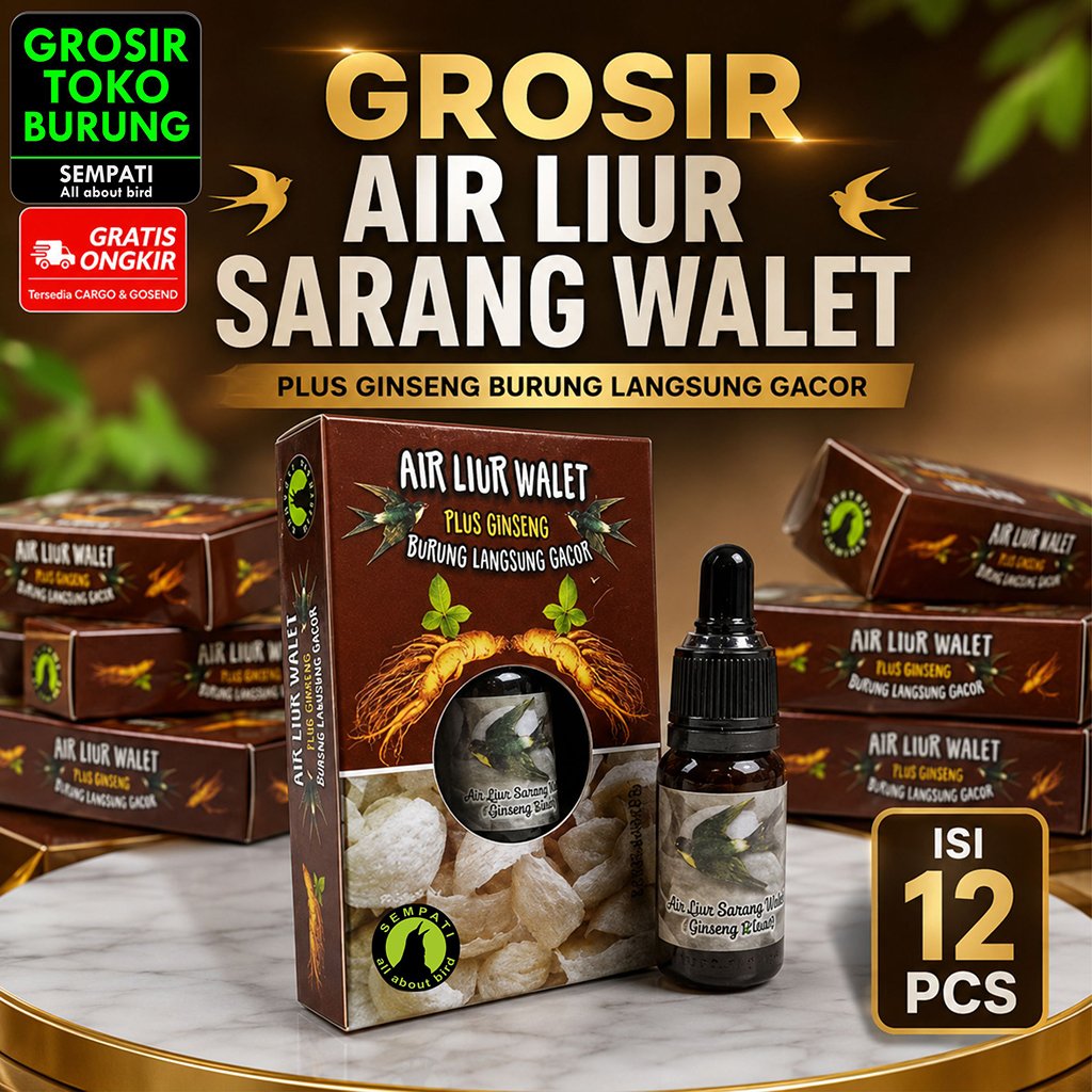 SEMPATI GROSIR Air Liur Sarang Walet Isi 12 Pcs High Level Dosis By Sempati Vitamin Suplemen Obat Pe