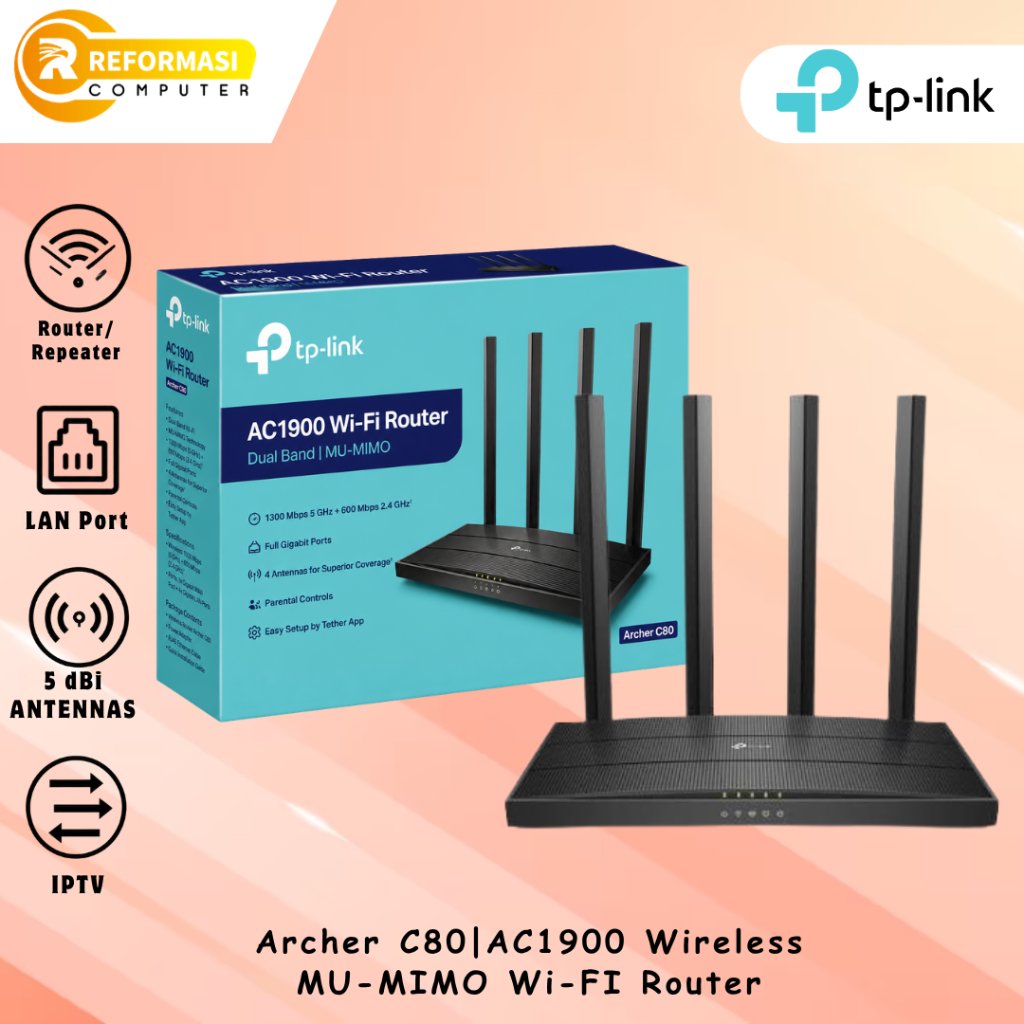 TP-Link Archer C80 AC1900 Wifi Router TpLink Archer C80 C 80