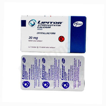 LIPITOR 20MG 1 BLISTER @ 10 TABLET SALUT SELAPUT