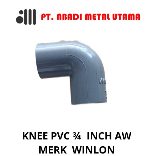 FITTING PVC ELBOW PVC 3/4 INCH AW (TS) MERK WINLON / KNEE PVC 3/4 INCH AW (TS)
