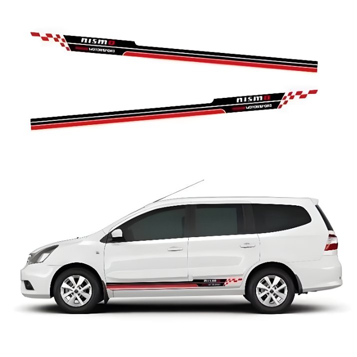 Sticker mobil grand livina stiker list minimalist mobil grand livina nismo keren tahan lama