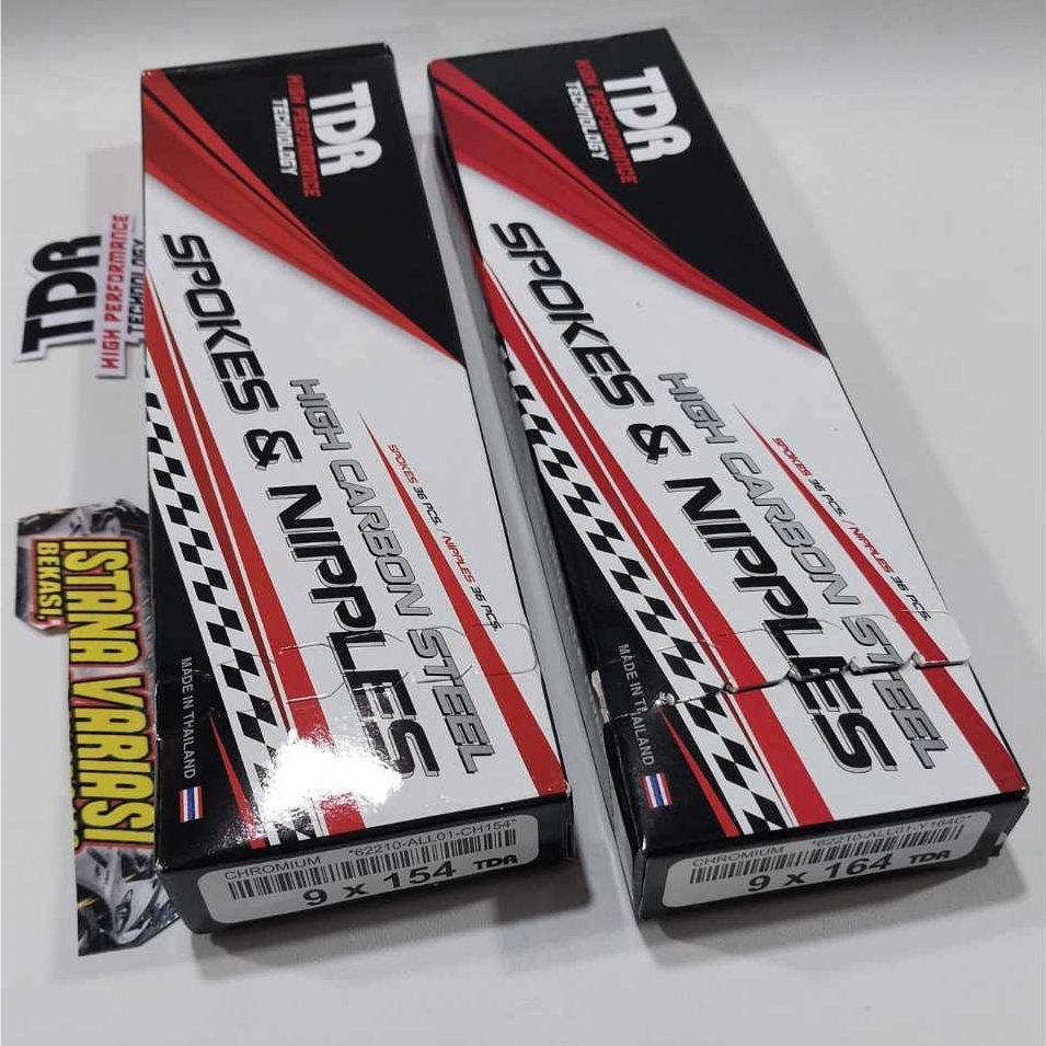 Jari jari Sepasang Vega,Jupiter,Fiz R,Scorpio,Rx King Ring Velg 17/Lingkaran 17 Merek TDR Ori TDR
