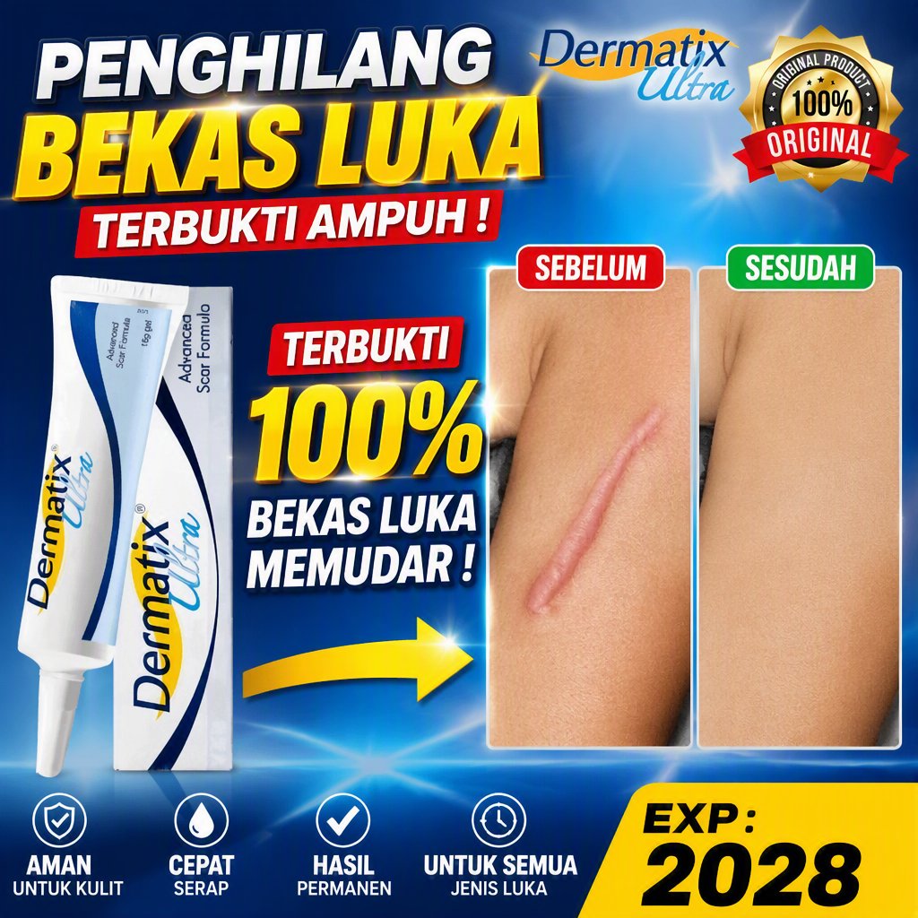 *Beli 2 Gratis 1*Dermatix Penghilang Bekas Luka 15gr/Dermatix Ultra Gel / Dermatik Penghilang Bekas 