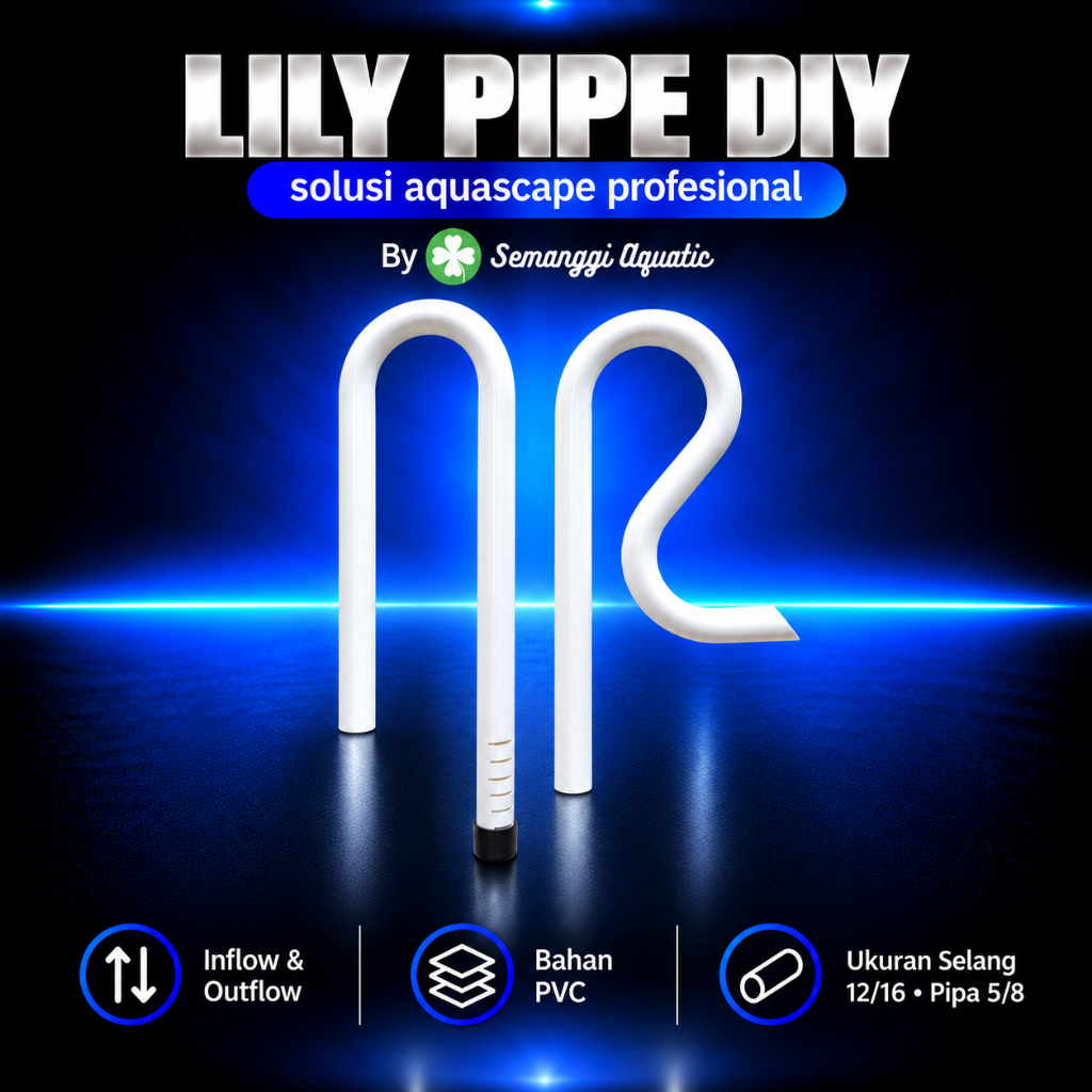 Lily Pipe DIY / Inflow & Outflow / Lily Pipe Aquascape