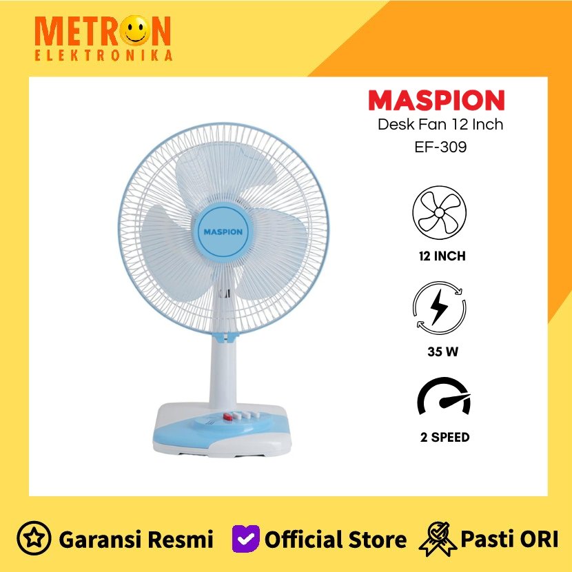 MASPION EF 309 KIPAS ANGIN / DESK FAN 12 INCH / EF309