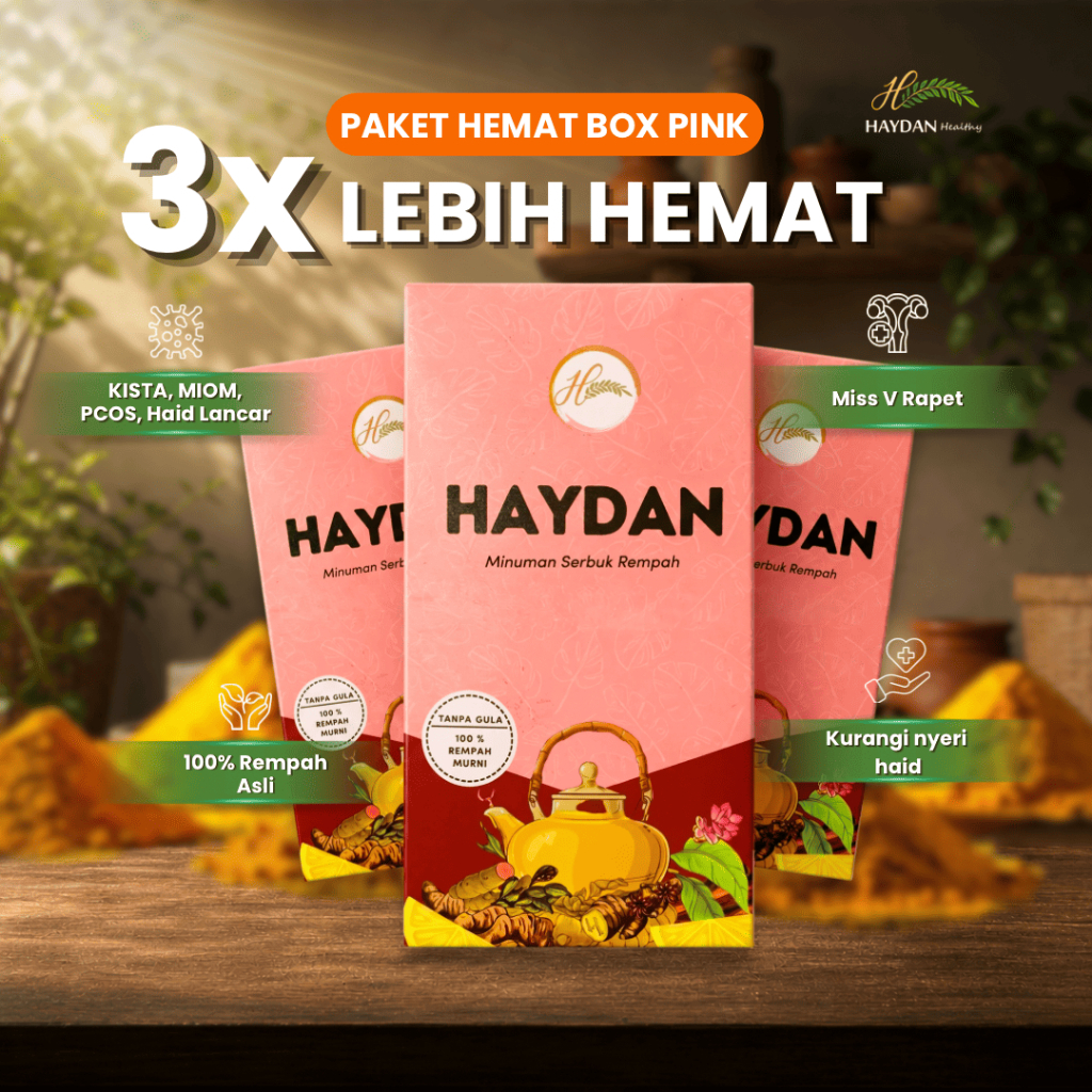 Paket SEHAT RAHIM HAYDAN | MISS V RAPET I Haid Lancar| Keputihan| PCO| PCOS| Nyeri Haid