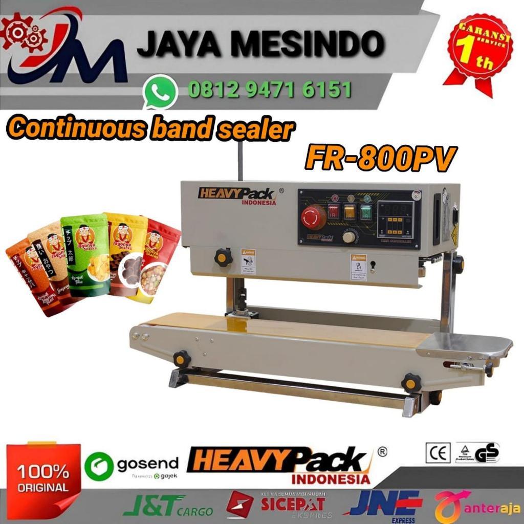 Mesin Continuous Band Sealer FR-800 P/V Heavypack