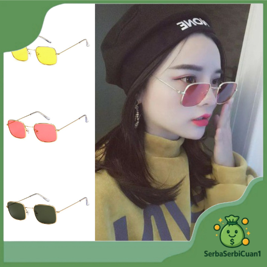 Kacamata Wanita Kaca Mata Hitam Sunglasses Style Fashion Pria K704-KACAMATA