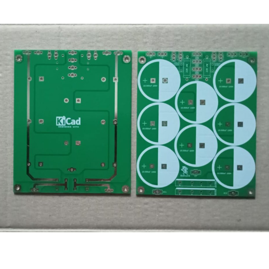 PCB PSU 8 ELCO CLASS AB DAUBLE LAYER