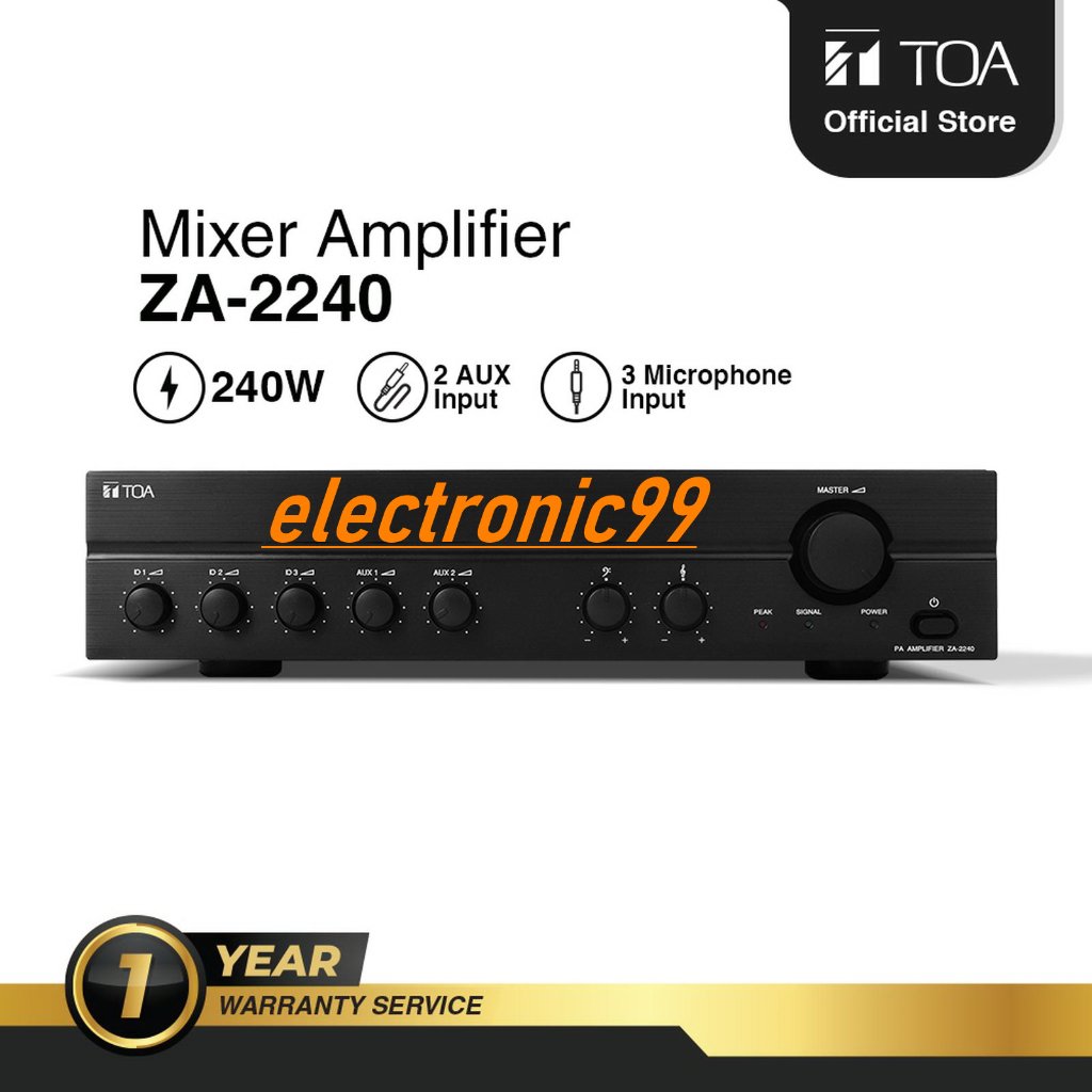 Ampli TOA ZA 2240 Power Amplifier 240 W Toa ZA2240