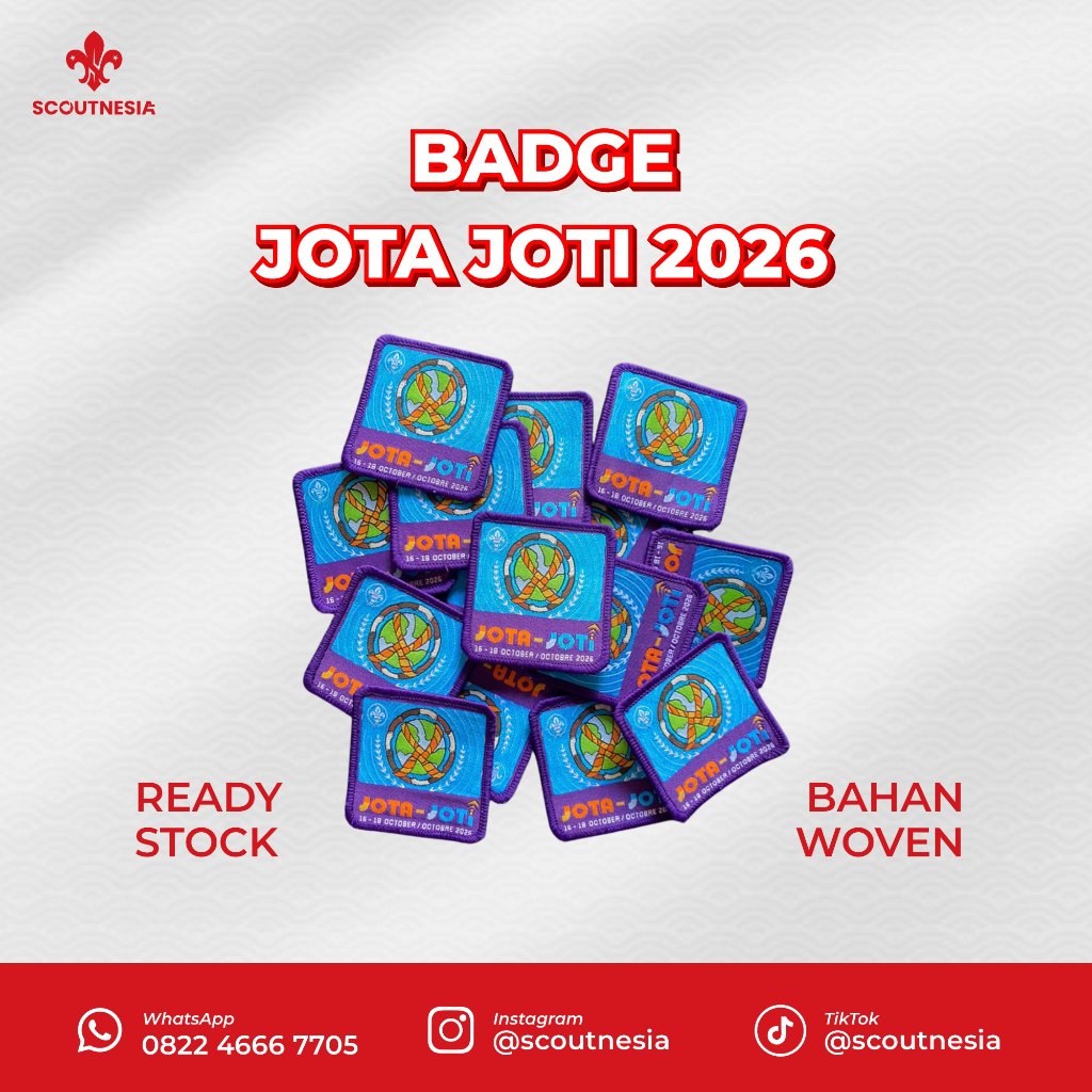 (COD) BADGE JOTA JOTI 2026/JOTA JOTI 2026/BADGE JOTA JOTI WOVEN