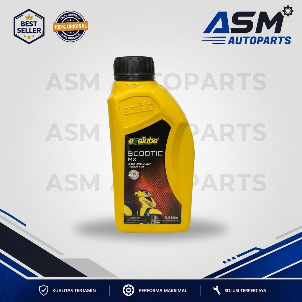 Oli Evalube Scootix MX 20W40 800ML Original Oli Mesin Motor Matic All Matic