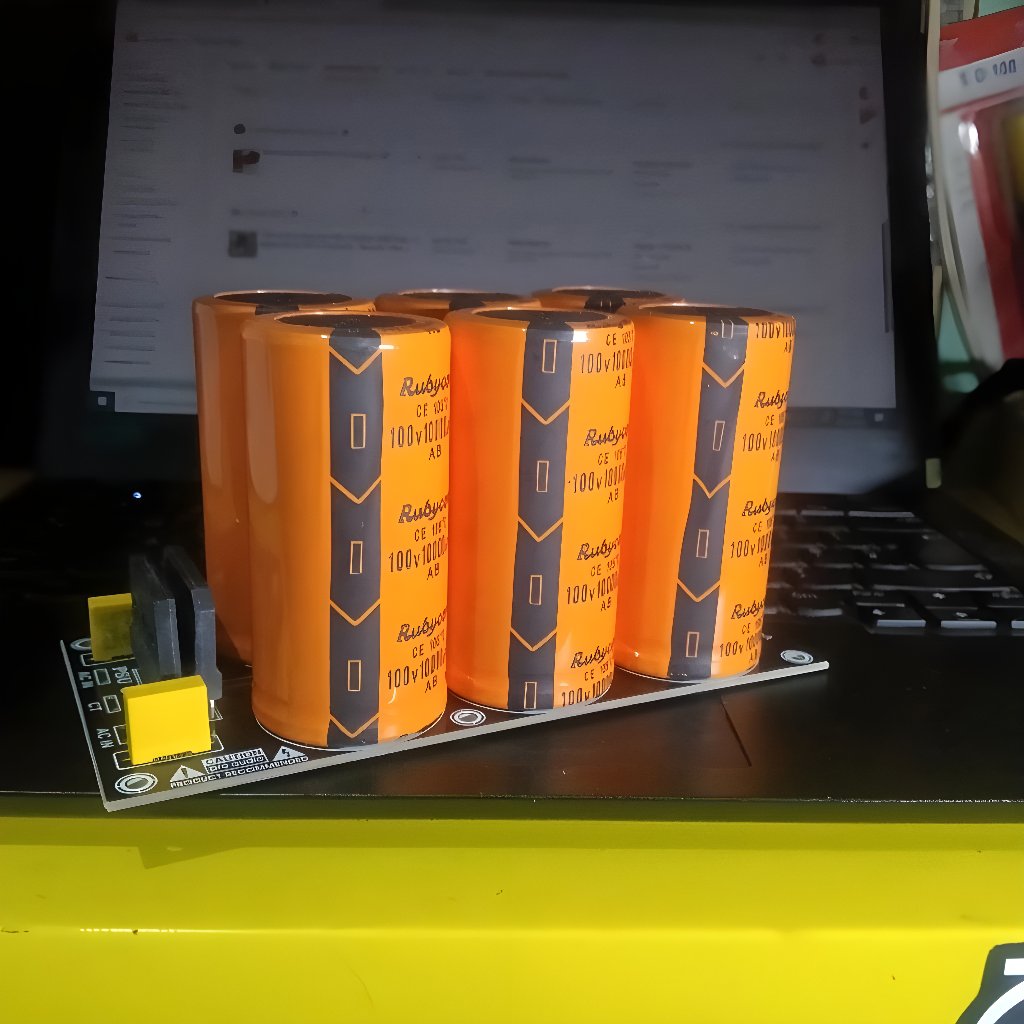 PAKET PSU 6 ELCO RUBYCON 10000UF 100V ORANGE PSU 6 ELCO