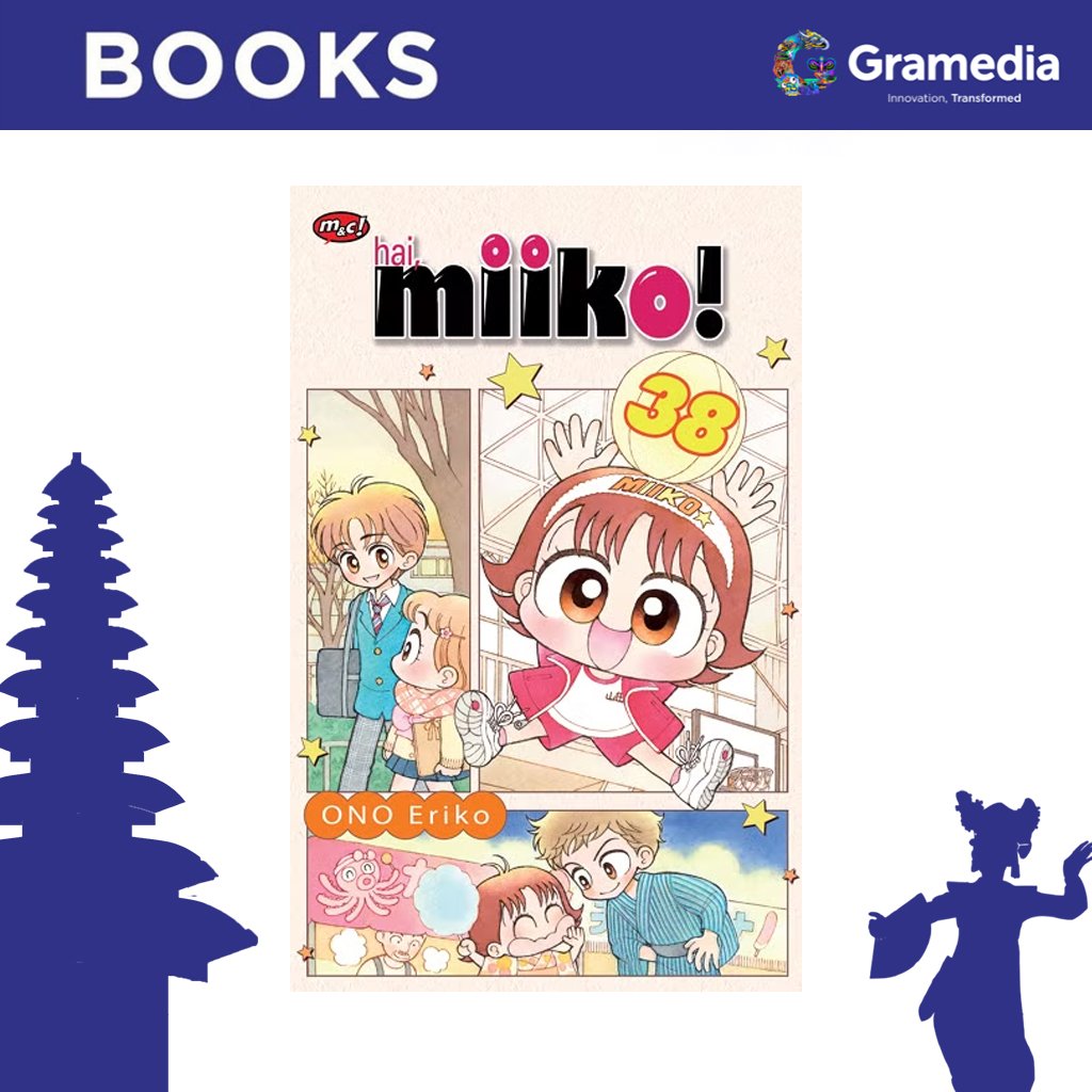 Gramedia Bali - Hai, Miiko 38 - Reguler